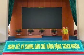 Lắp Đặt Màn Hình LED ở Bộ Chỉ Huy Bộ Đội Biên Phòng Tỉnh Long An