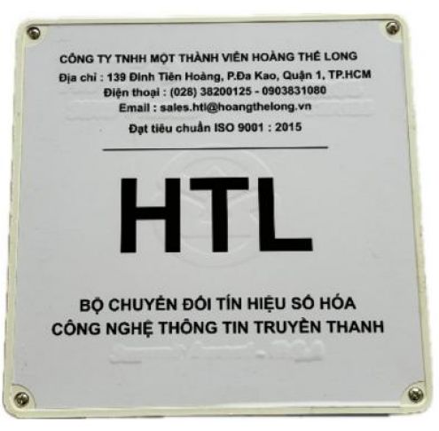 BỘ CHUYỂN ĐỔI TÍN HIỆU SỐ HÓA CÔNG NGHỆ THÔNG TIN TRUYỀN THANH IP-HTL100-V1