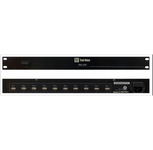Bộ sạc pin micro hội thảo không dây True Voice RM-30P